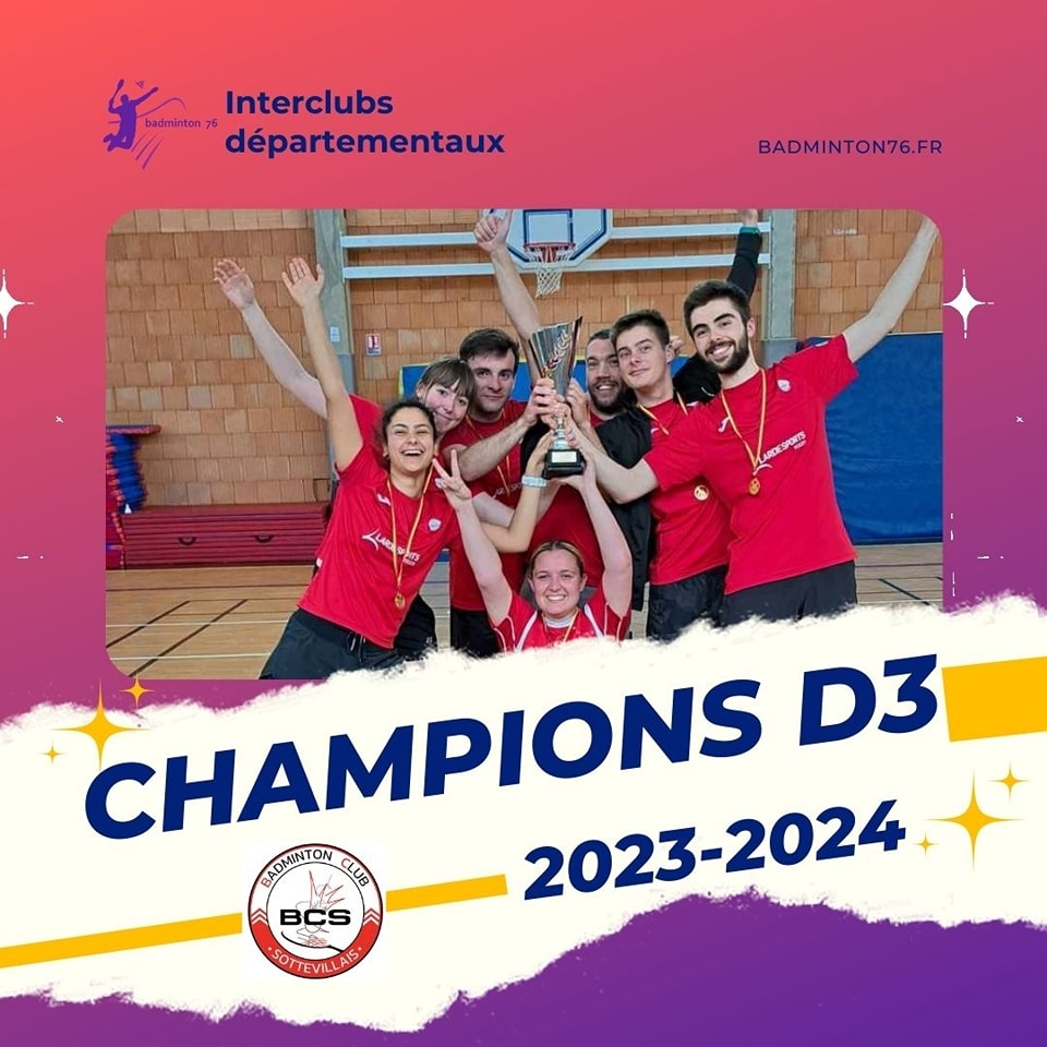 2023 2024 BCS Vainqueur D3 2023 2024 BCS Vainqueur D3